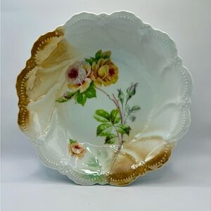 Vintage Leuchtenburg Germany Porcelain Plate Serving Bowl 9”